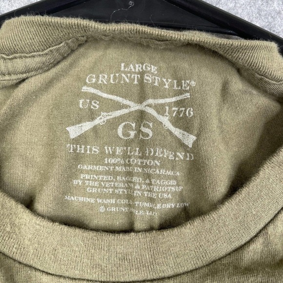 Grunt Style “Say Hello To My Little Friend” T-Shirt Mens Green Leprechaun Size L - Picture 5 of 6